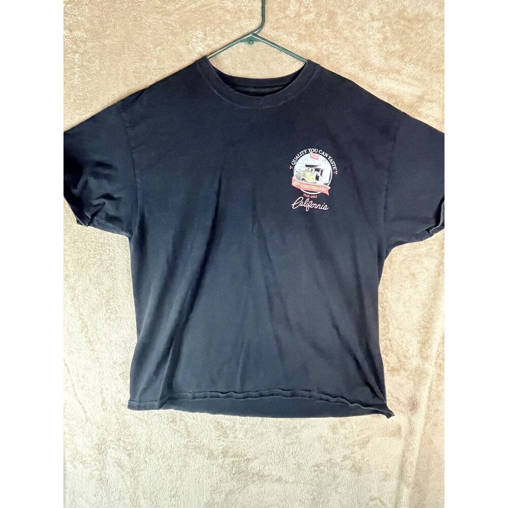 In N Out Burger California 65th Anniversary Quality You Can Taste T-Shirt XL
